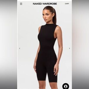 Naked Wardrobe Sleeveless Romper